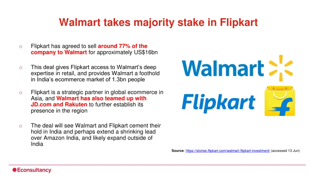 walmart takes majority stake in flipkart