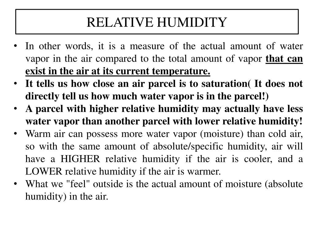 relative humidity 1