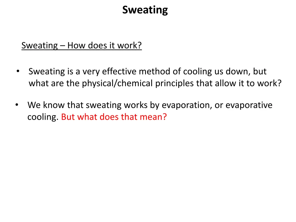 sweating 1