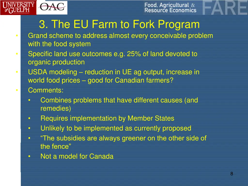 3 the eu farm to fork program grand scheme