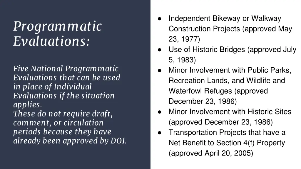 independent bikeway or walkway construction
