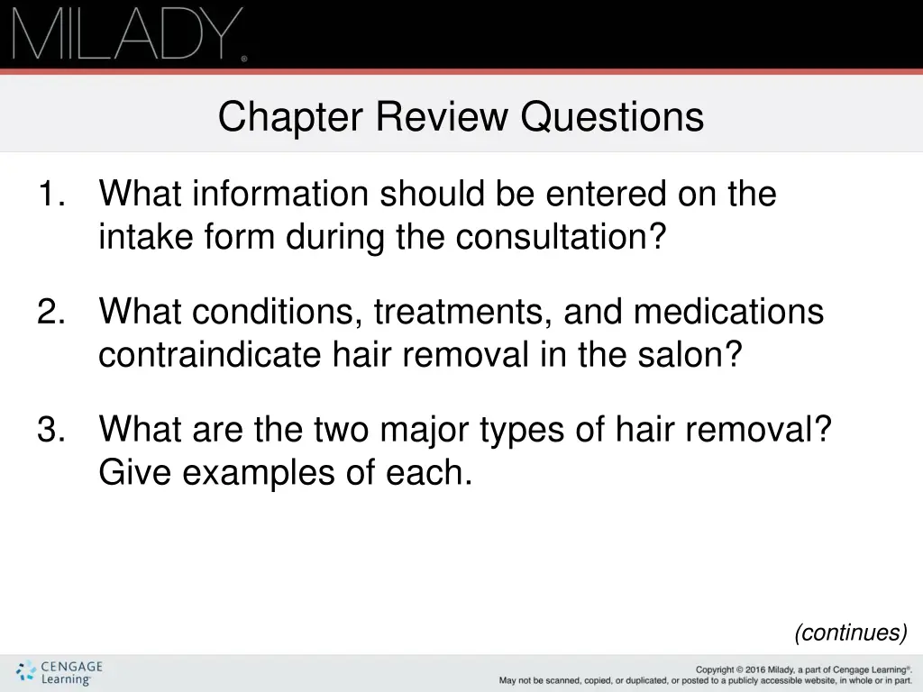 chapter review questions