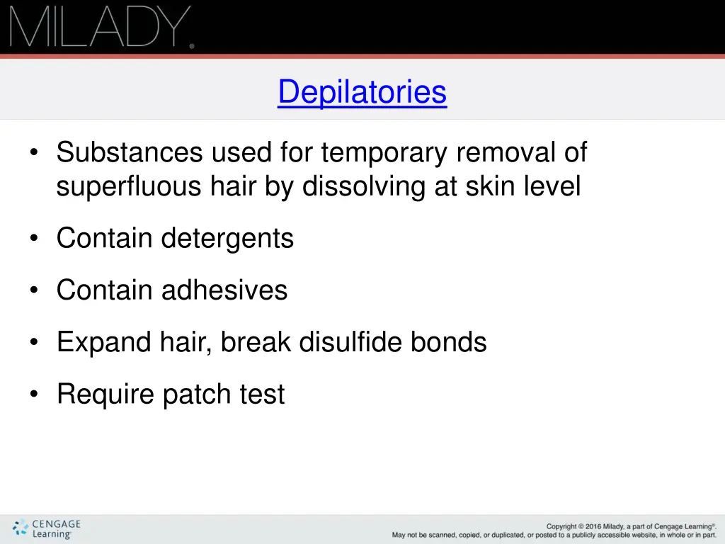 depilatories