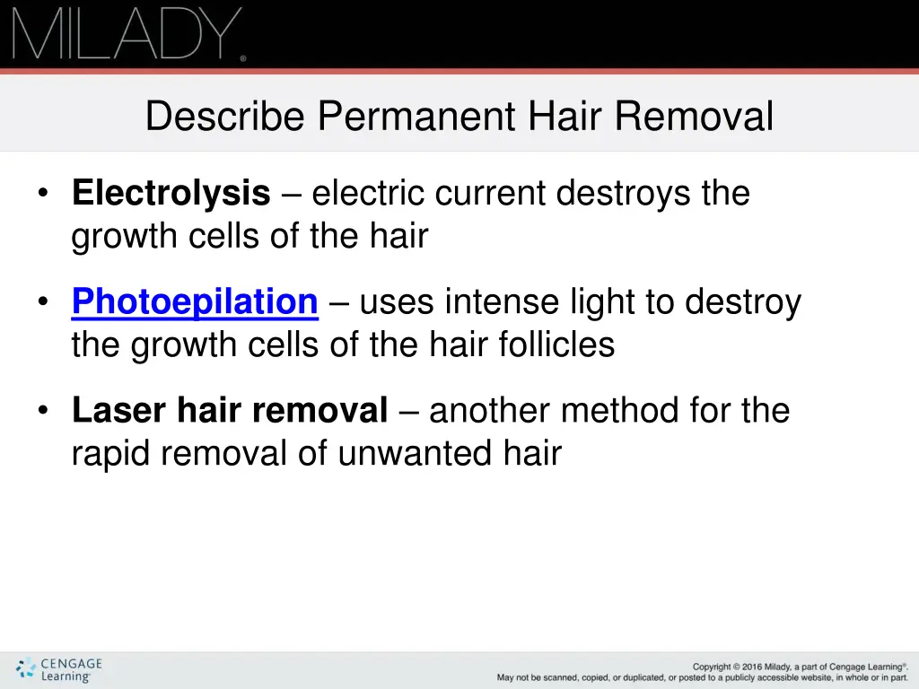 describe permanent hair removal