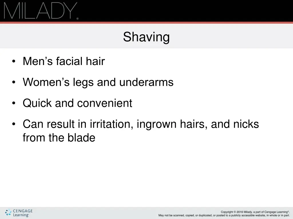 shaving