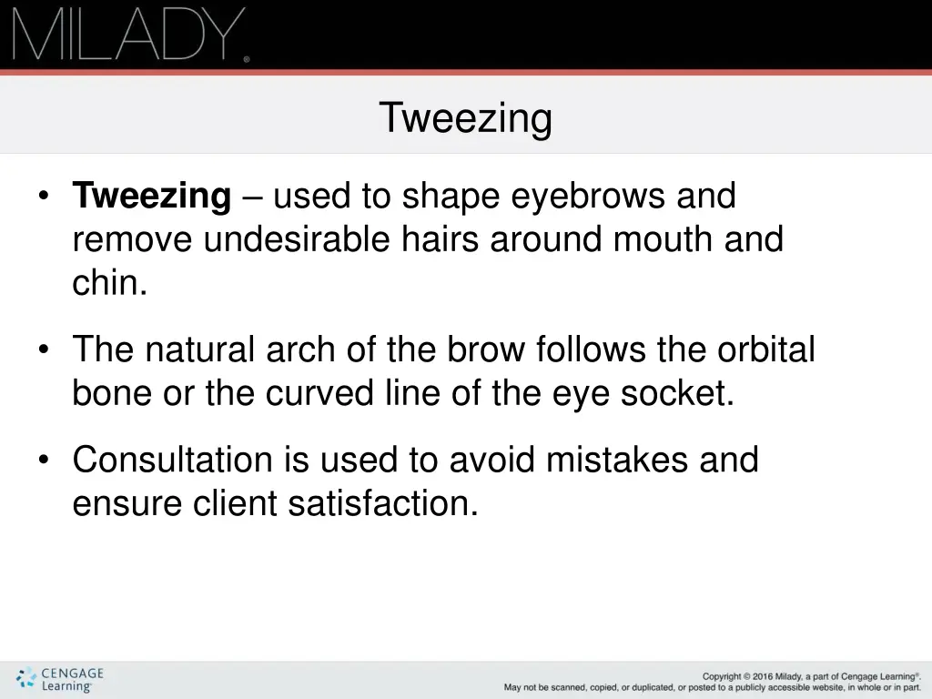 tweezing