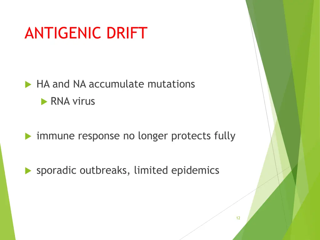 antigenic drift