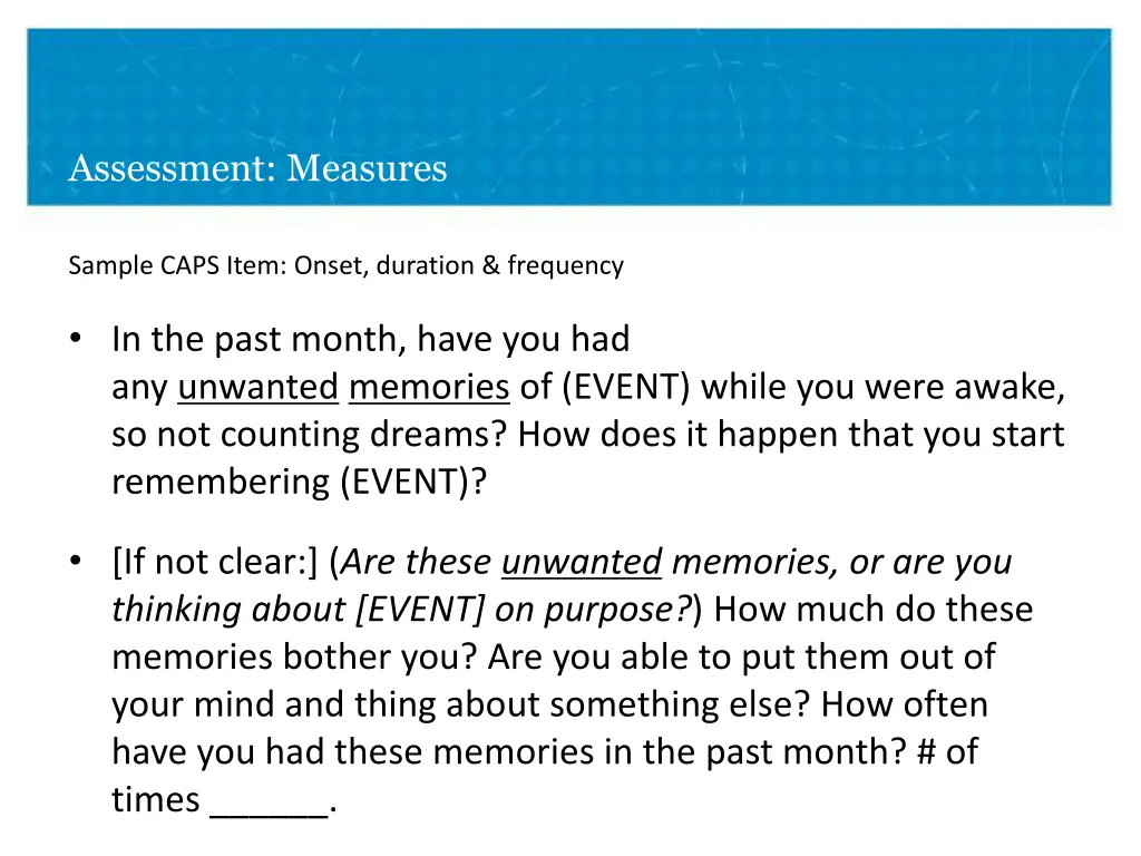 assessment measures 2