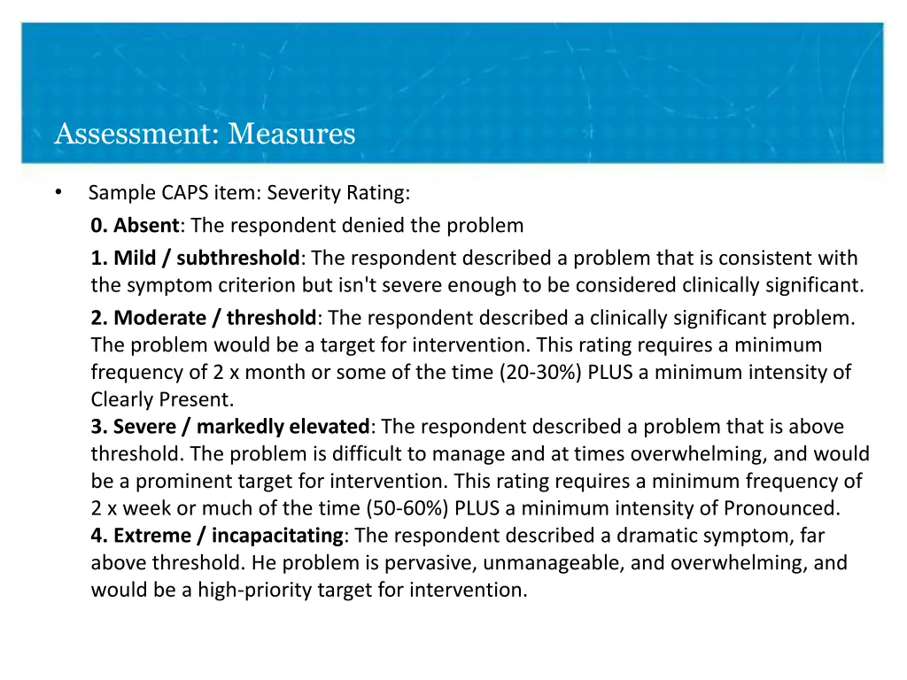 assessment measures 3