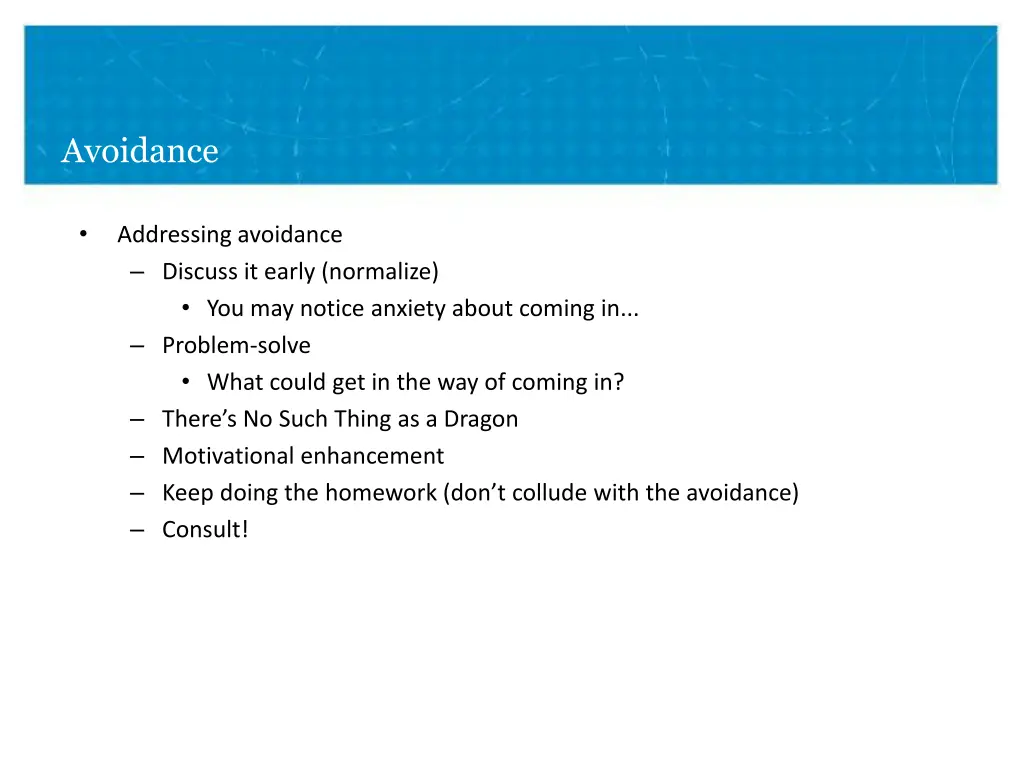 avoidance 2