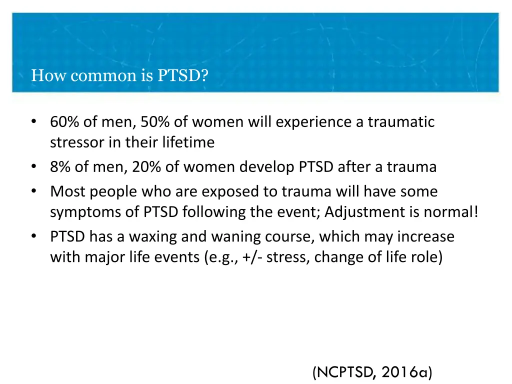 how common is ptsd