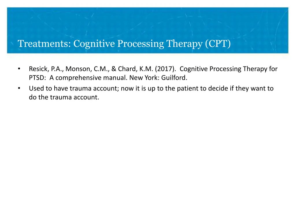 treatments cognitive processing therapy cpt 1