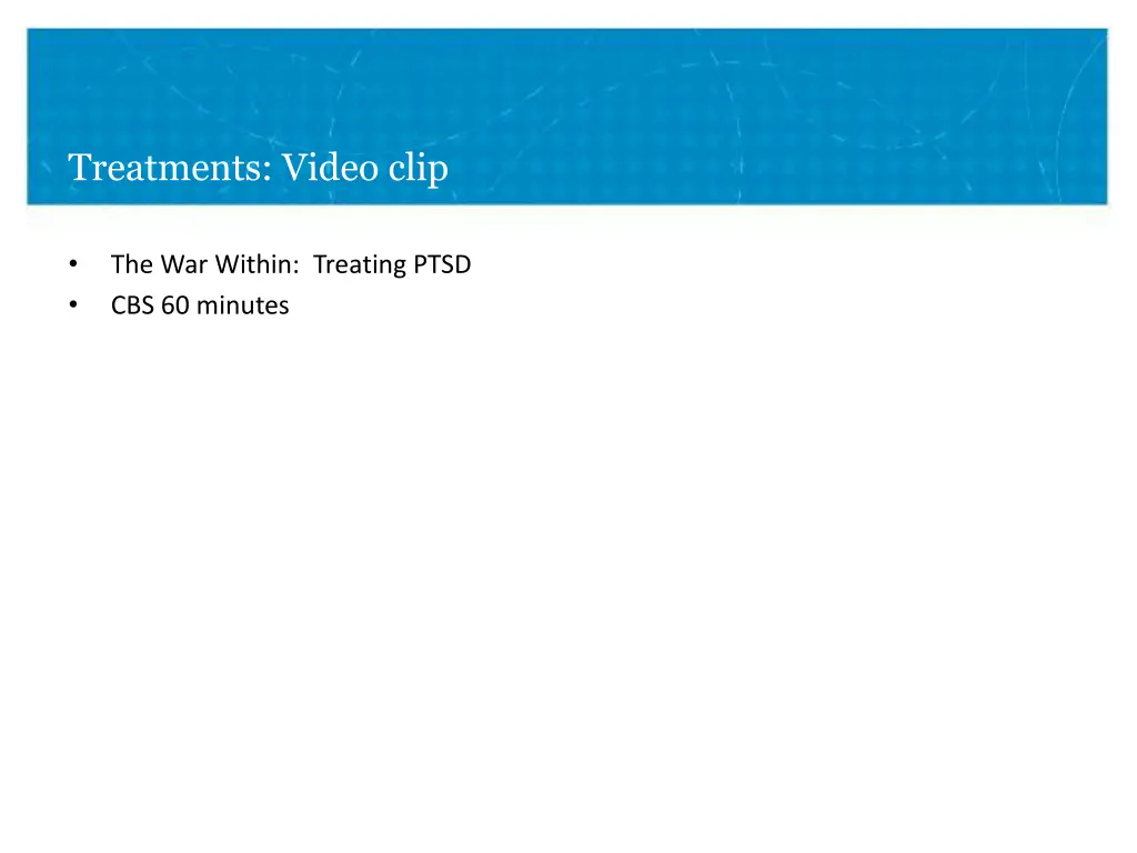 treatments video clip