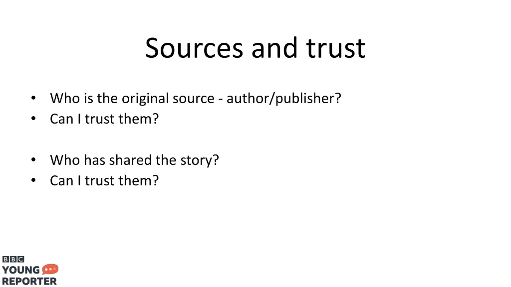 sources and trust 1