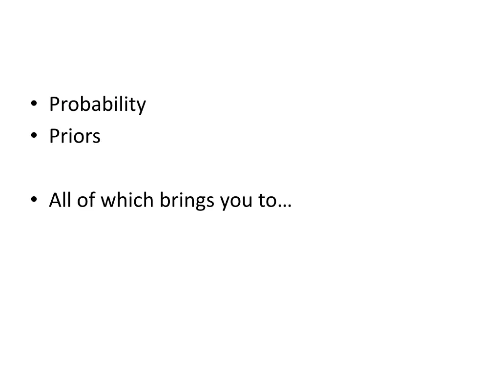 probability priors