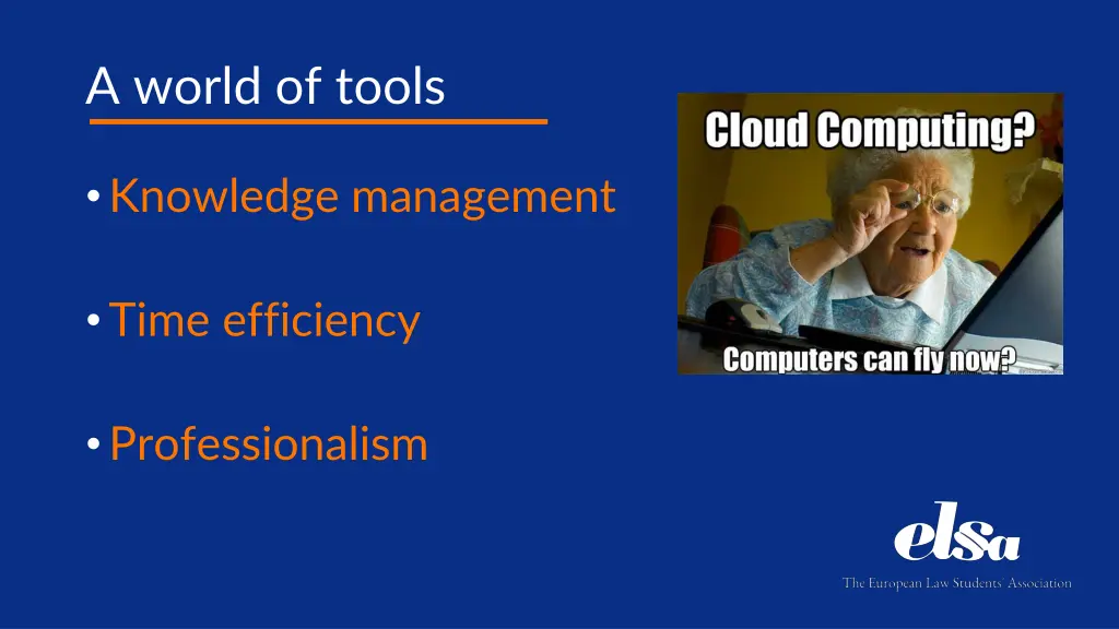 a world of tools