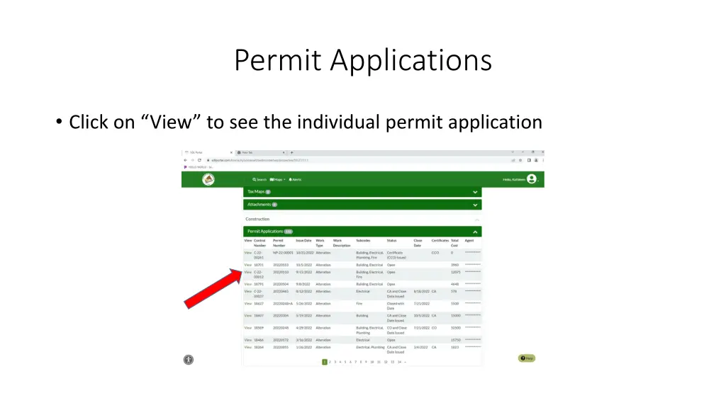 permit applications