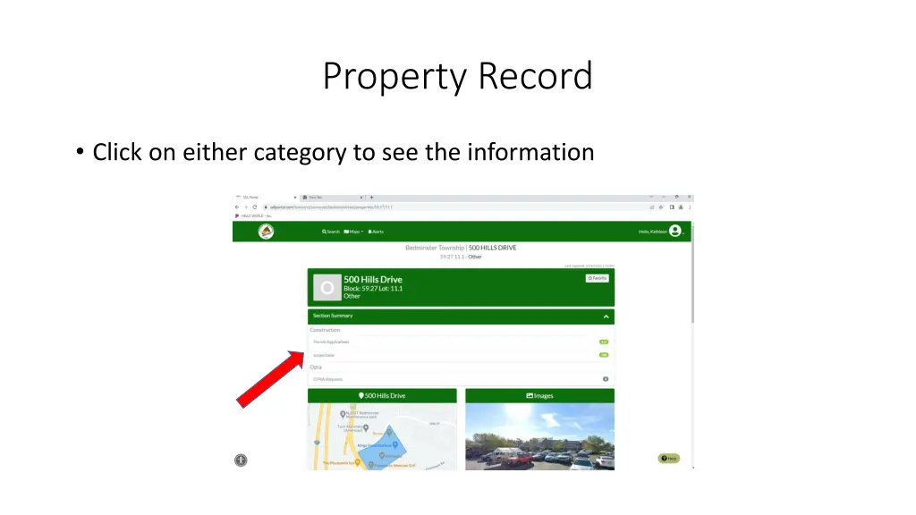 property record 1