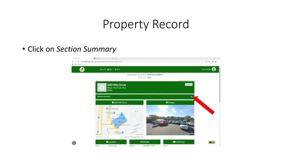 property record