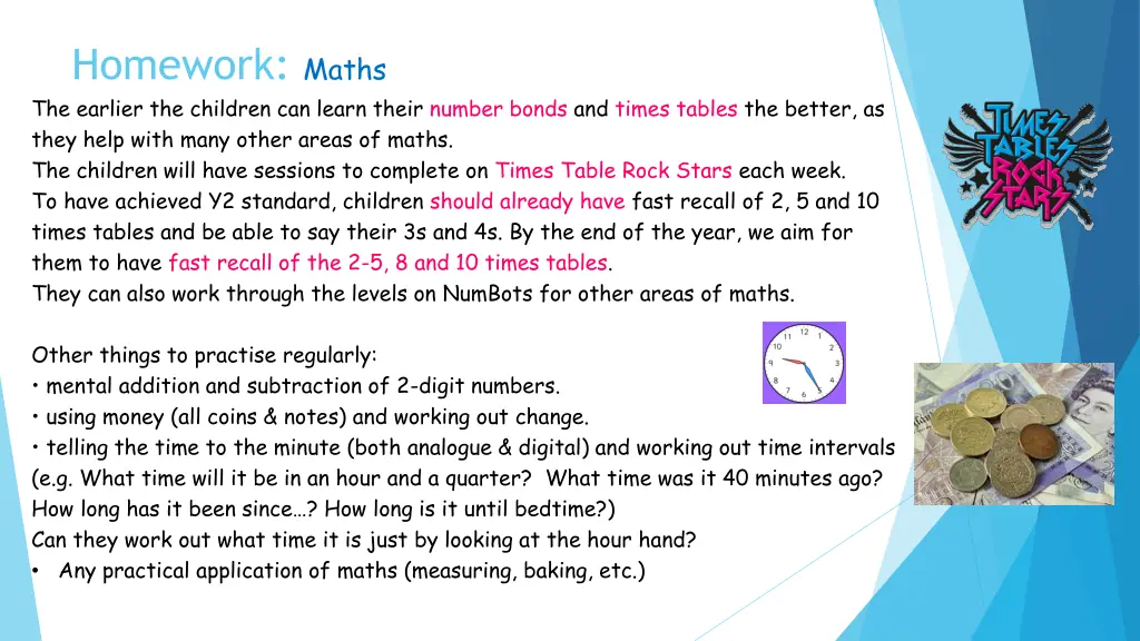 homework maths the earlier the children can learn