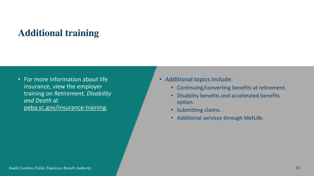 additional training