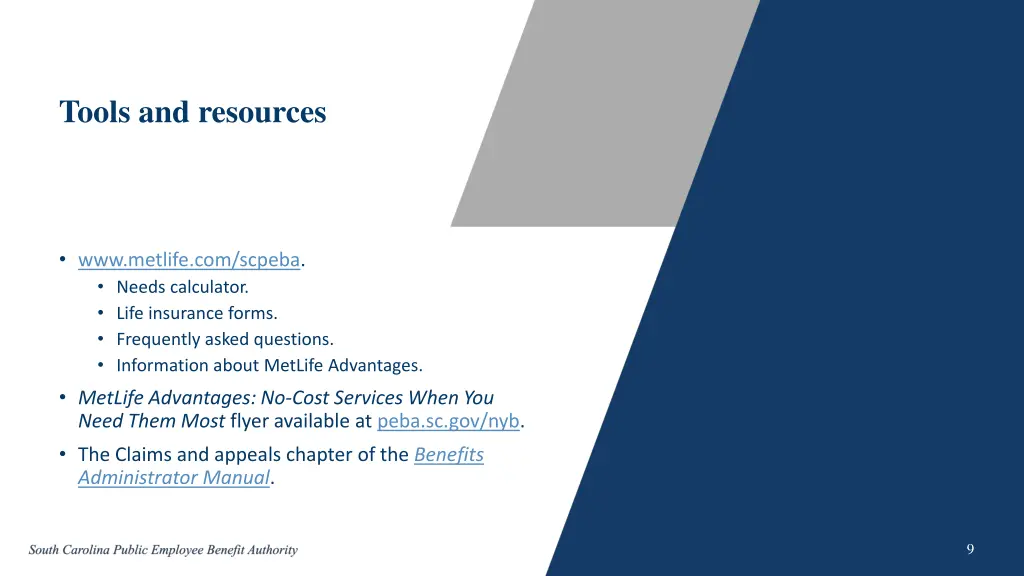 tools and resources