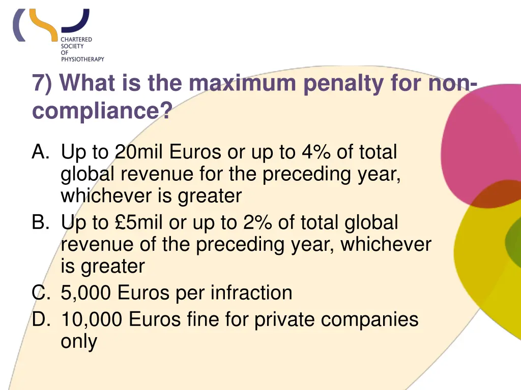 7 what is the maximum penalty for non compliance