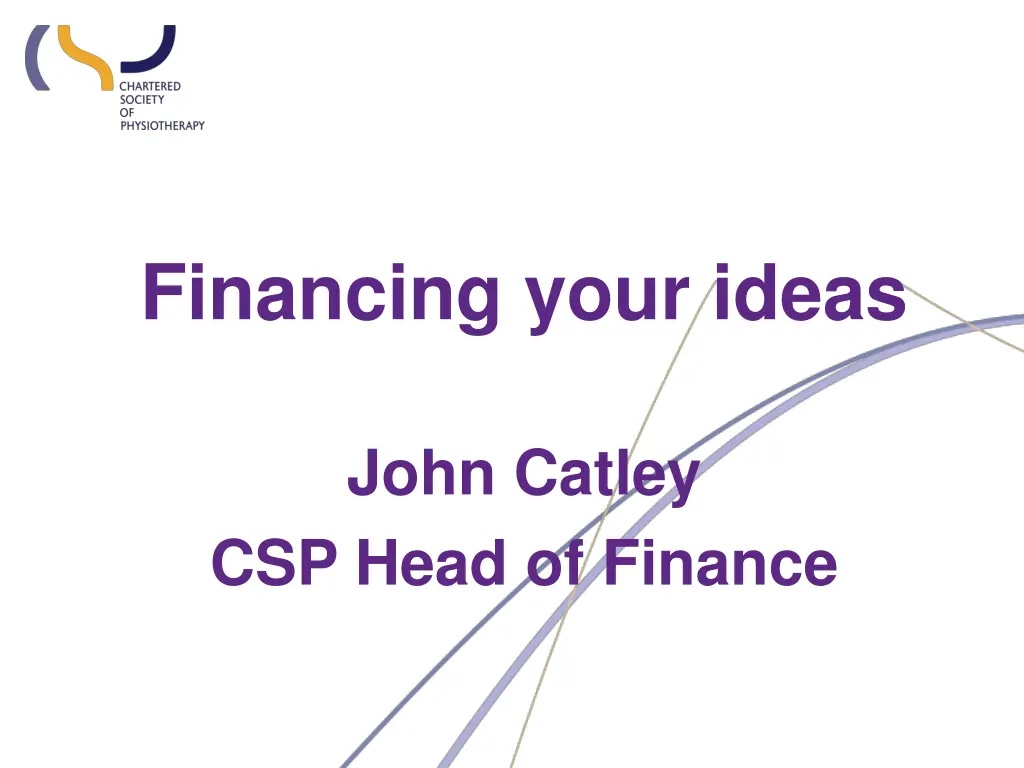 financing your ideas
