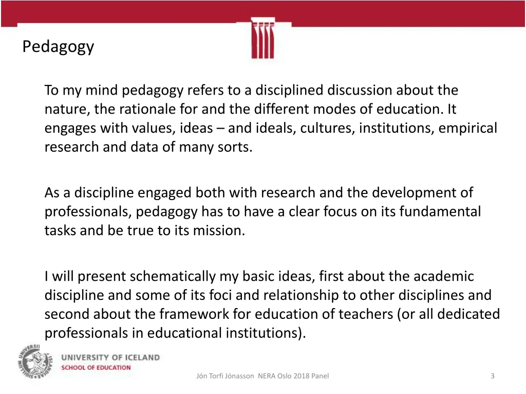 pedagogy