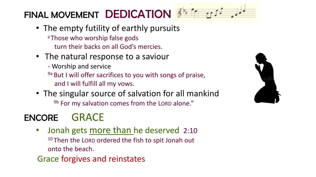 final movement dedication the empty futility