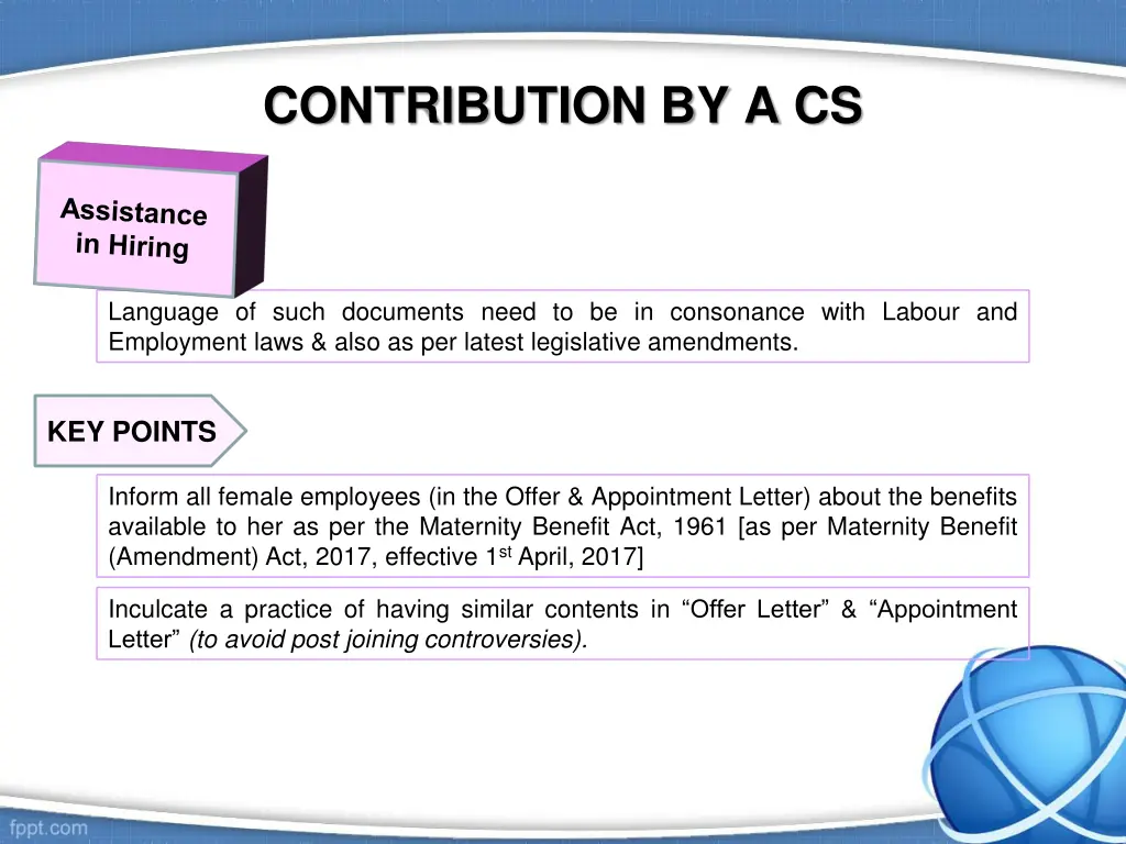 contribution by a cs 13
