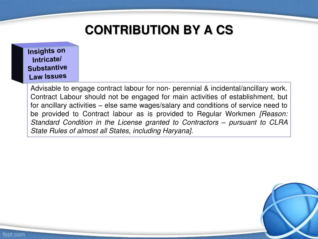 contribution by a cs 16