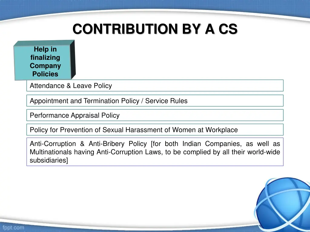 contribution by a cs 17