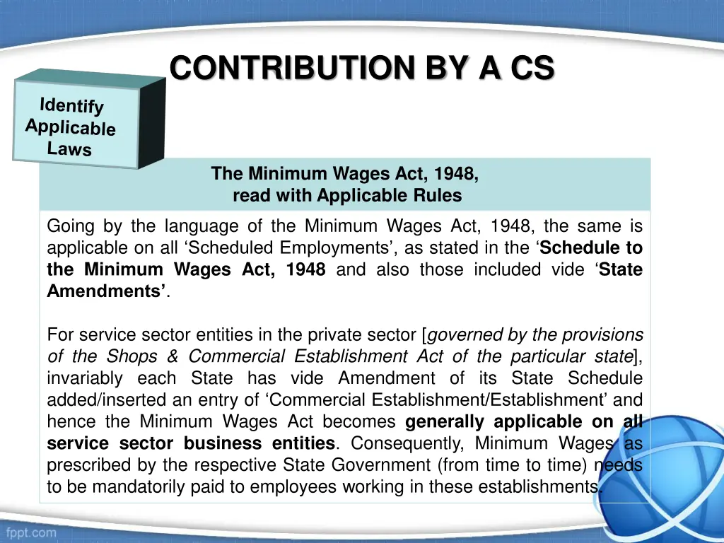 contribution by a cs 4