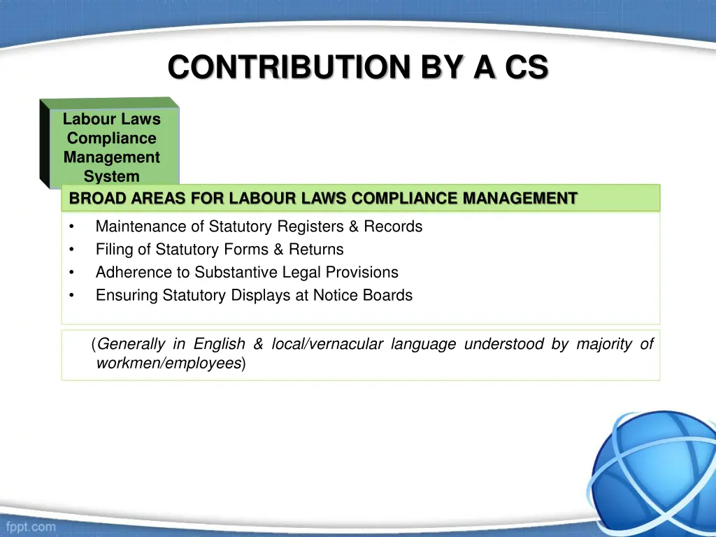 contribution by a cs 7