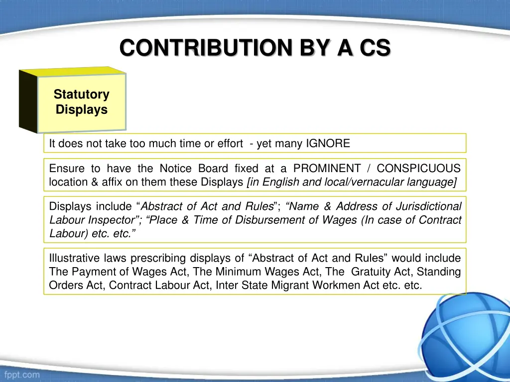 contribution by a cs 8