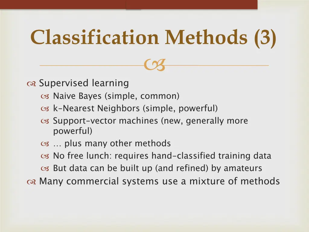 classification methods 3