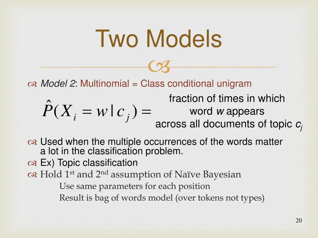 two models 1