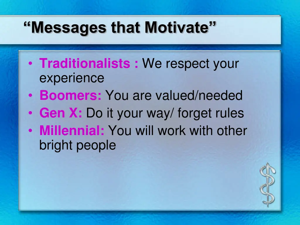 messages that motivate