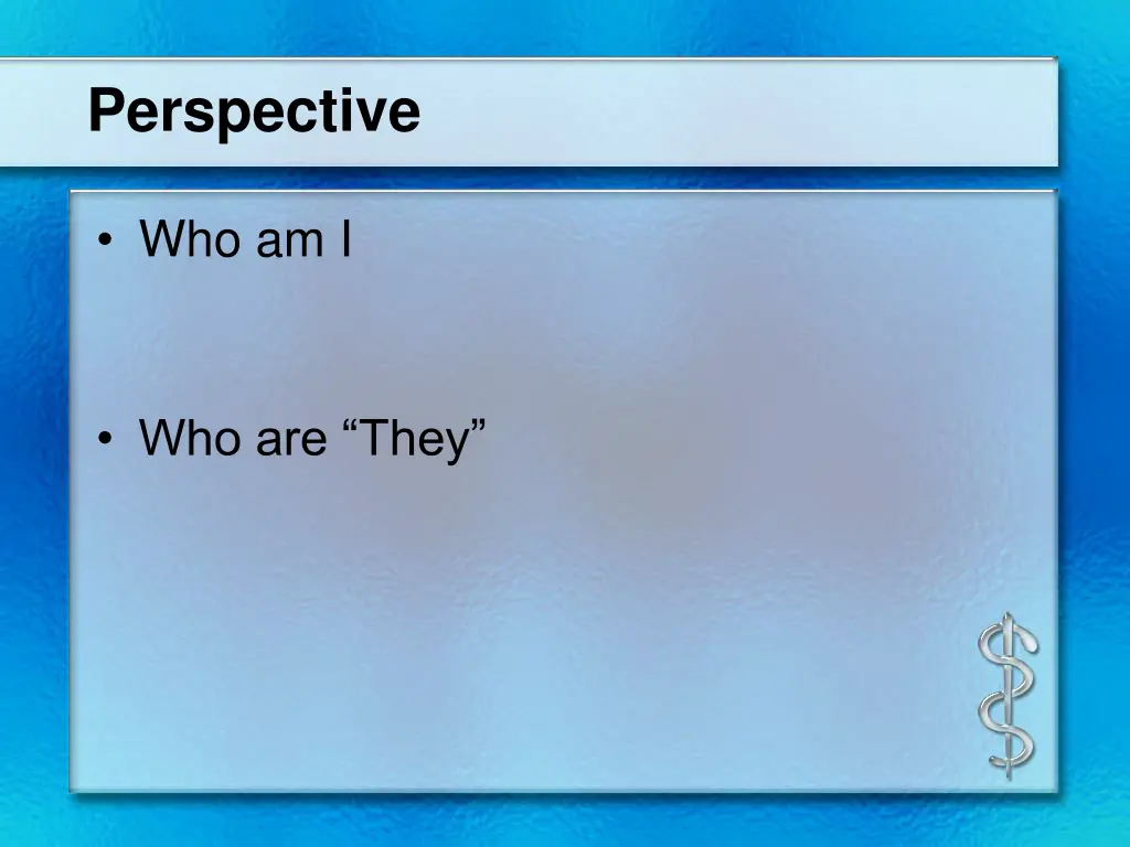perspective