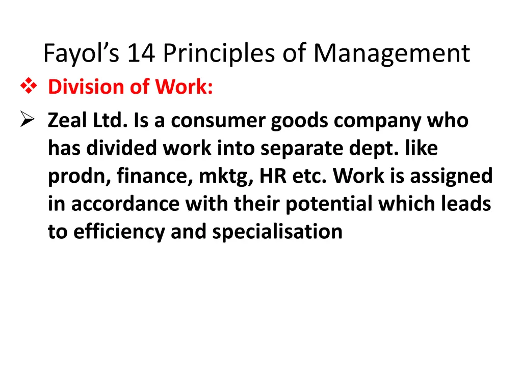 fayol s 14 principles of management division 1