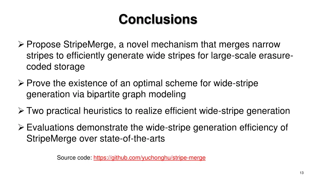conclusions