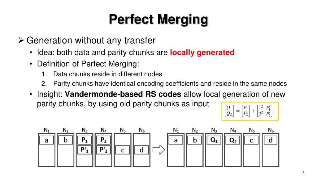 perfect merging