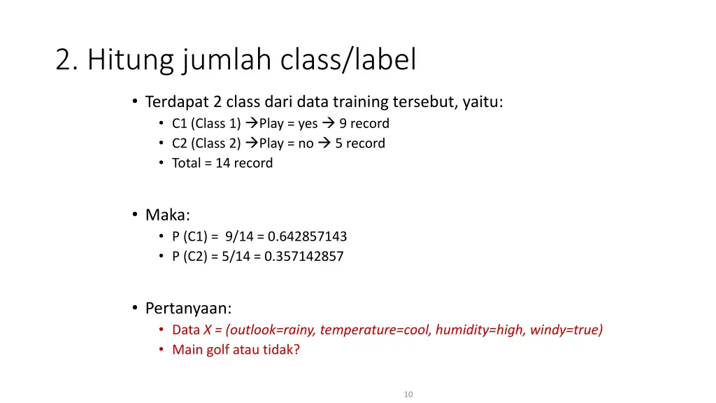 2 hitung jumlah class label
