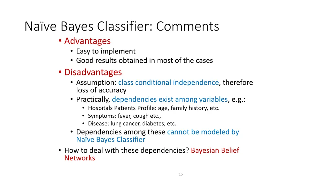 na ve bayes classifier comments