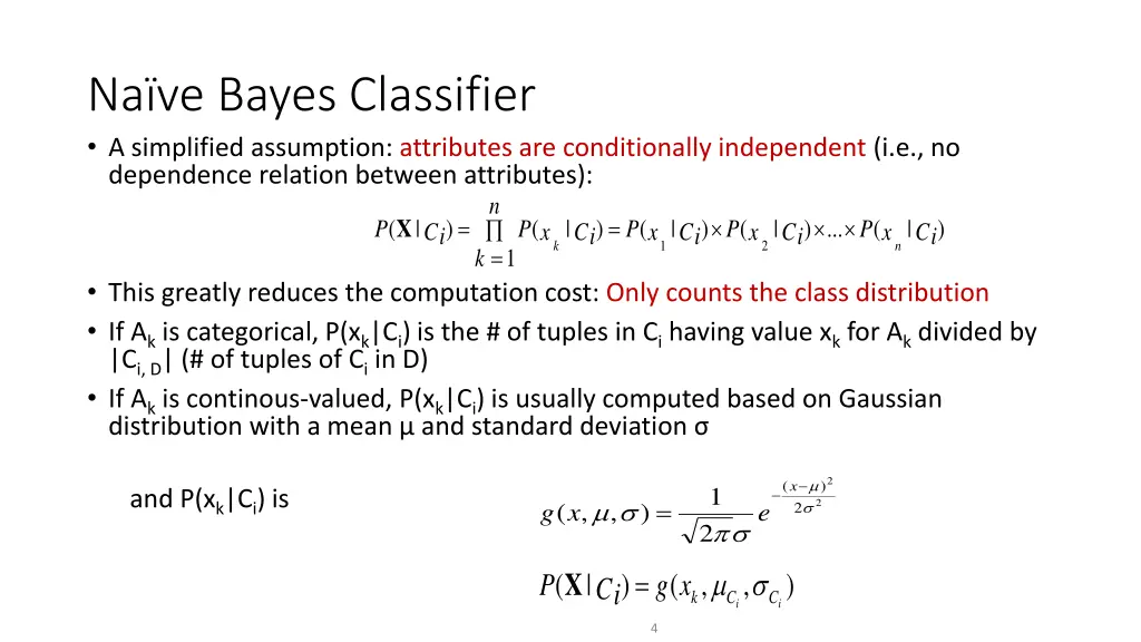 na ve bayes classifier