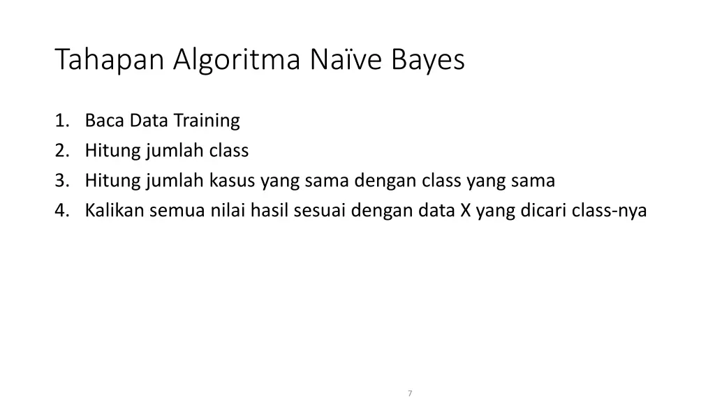 tahapan algoritma na ve bayes