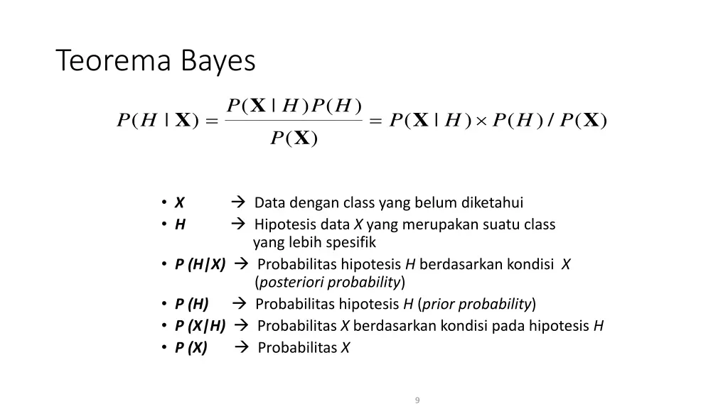 teorema bayes