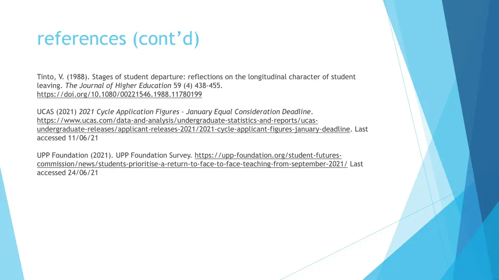references cont d