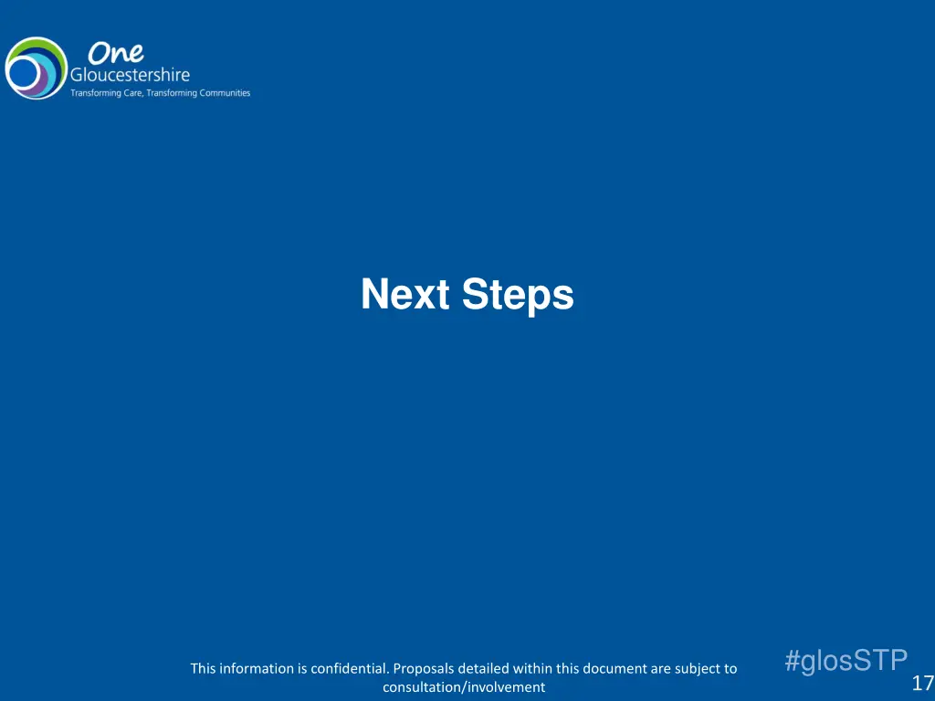 next steps